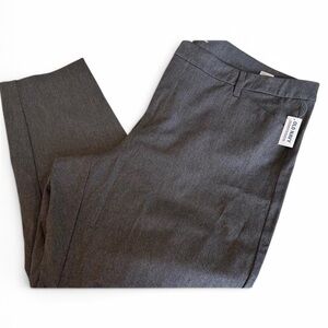 Old Navy Grey High Rise Pixie Never Fade Ankle Pants NWT, Size 26 Plus